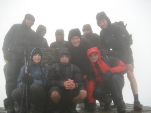 Battling the elements on the Three Peaks Chalenge
