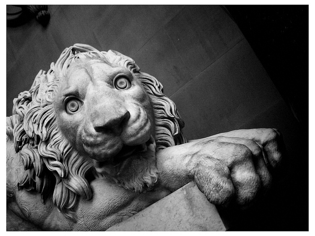 Lion at Chatsworth House