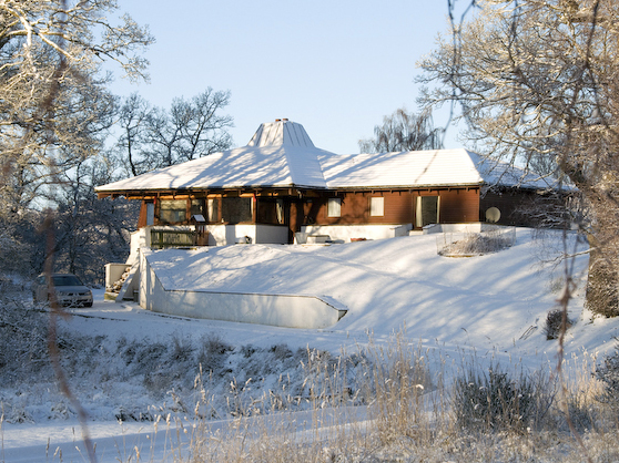 Cottage in winter