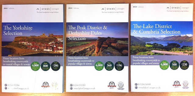 The latest Sykes Cottages brochures, which are available by region.