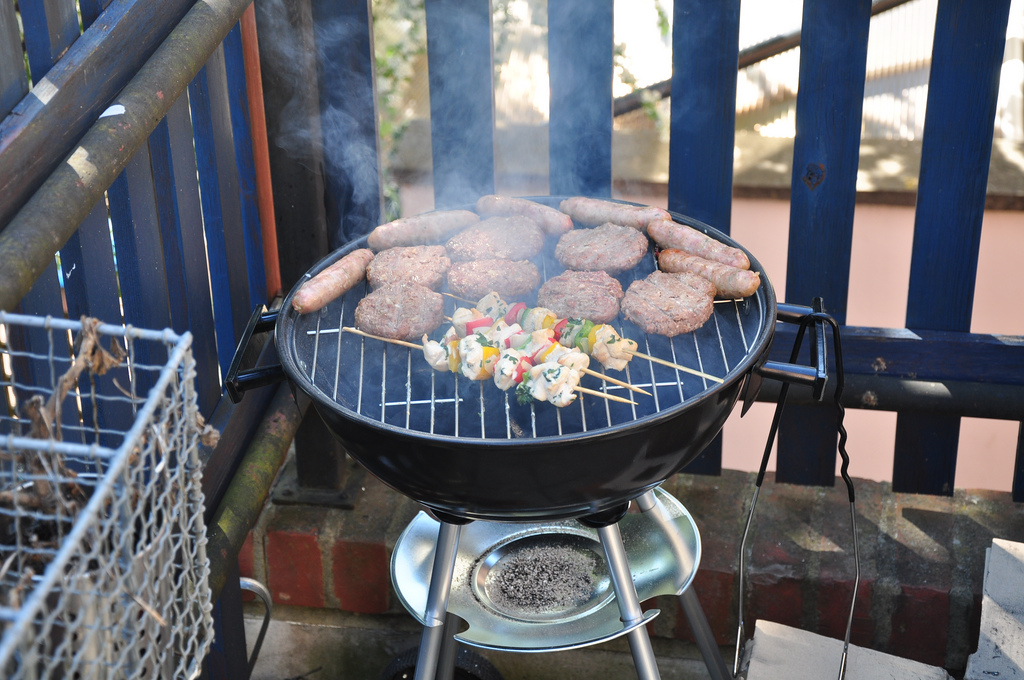 Barbecue in summer