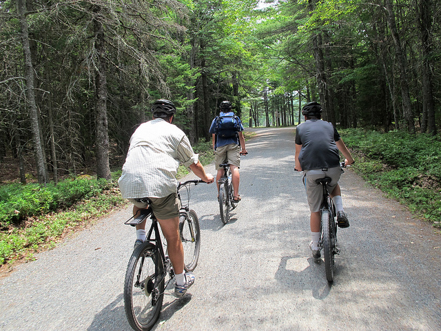 Bike ride in the countryside