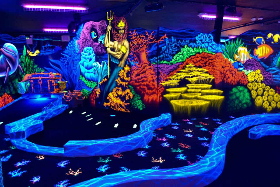 Crazy golf course