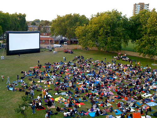 Secret Cinema in London Fields