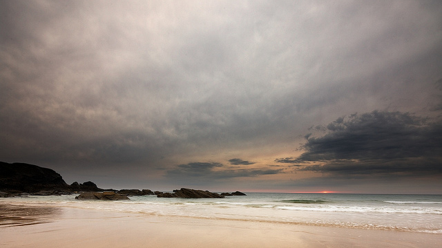 Sunset & Sea by Andreas Overland is licensed under CC 2.0
