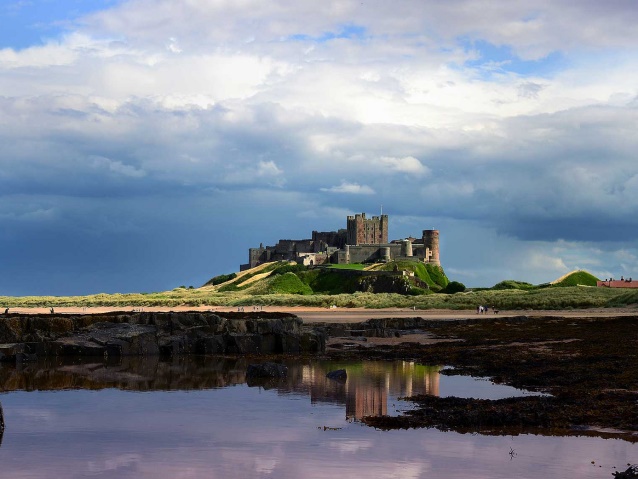 Bamburgh Castle Northumberland coast