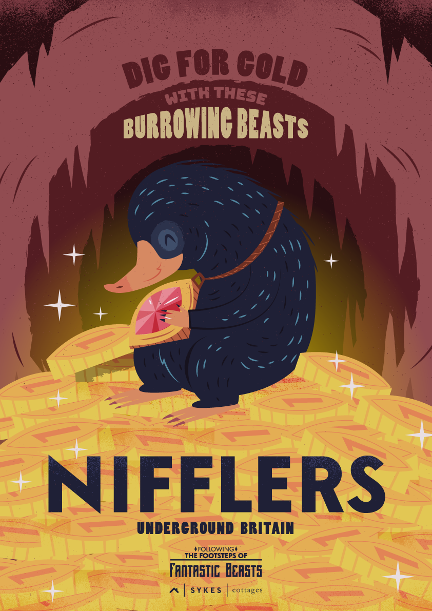 NIFFLERS AMAZING BEASTS POSTER