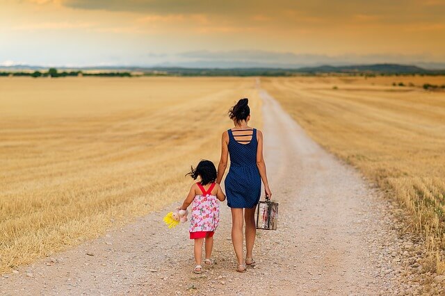 mother and daughter