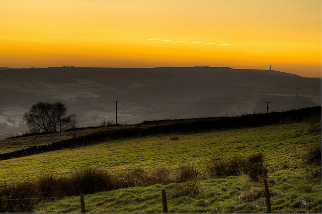 Yorkshire at dusk