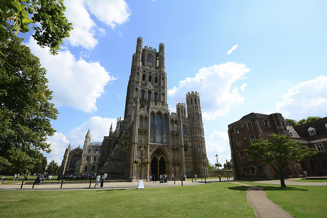 Ely cathedral in Ely, Cambridgeshire 