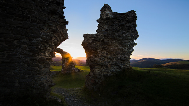 llangollen historic trail dinas bran