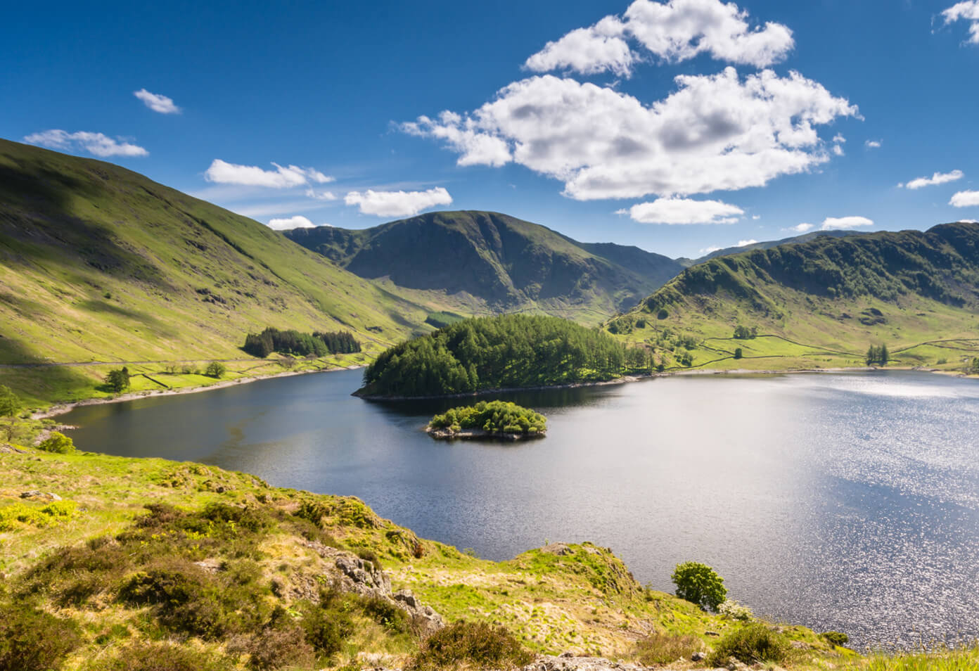 Haweswater is a reservoir built in the valley of Mardale and flooded in 1935
