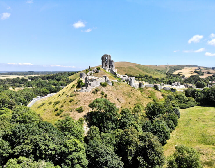 corfe castle, dorset