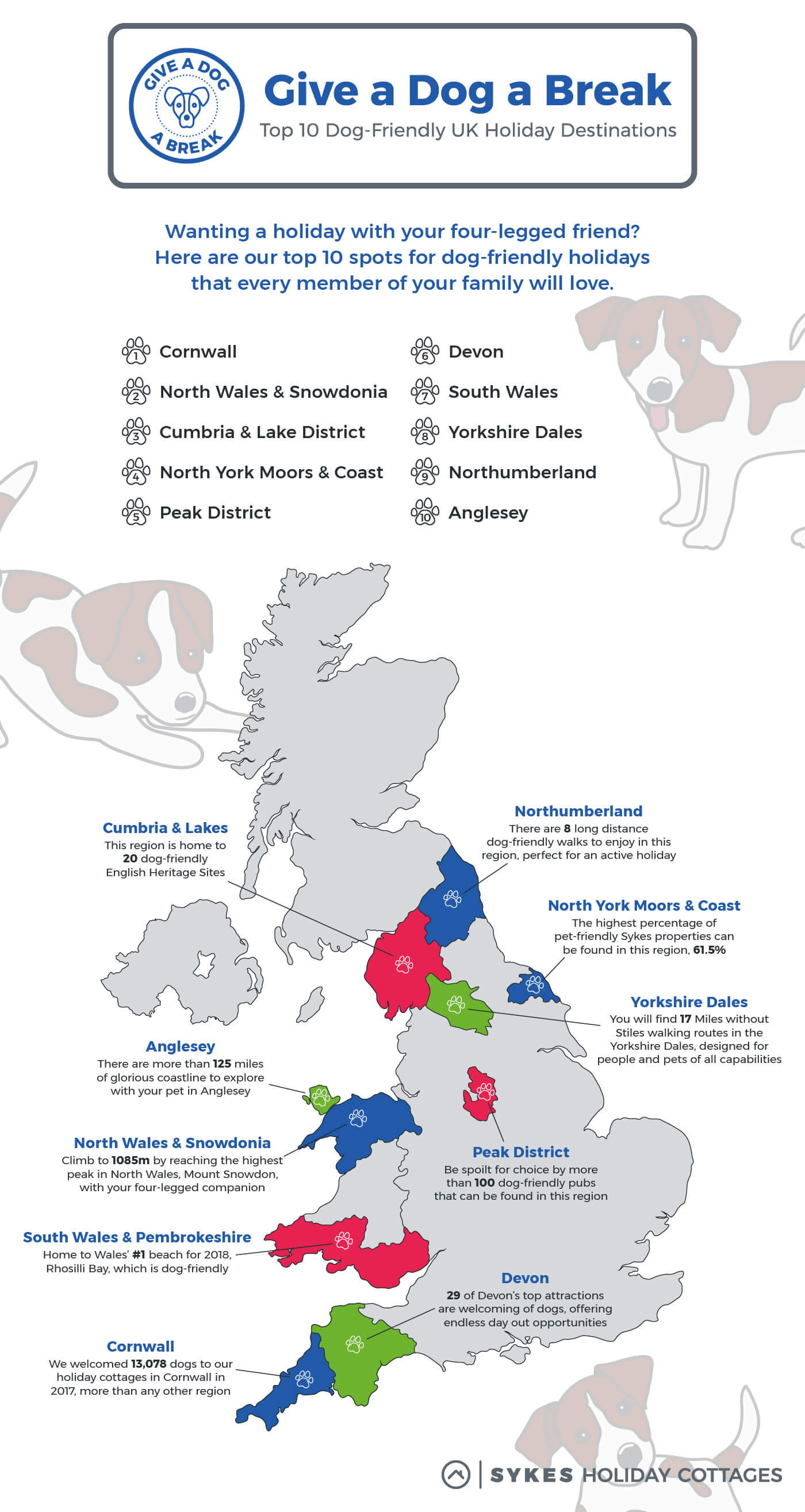 Top 10 Dog Friendly Destinations In The Uk Sykes Holiday Cottages