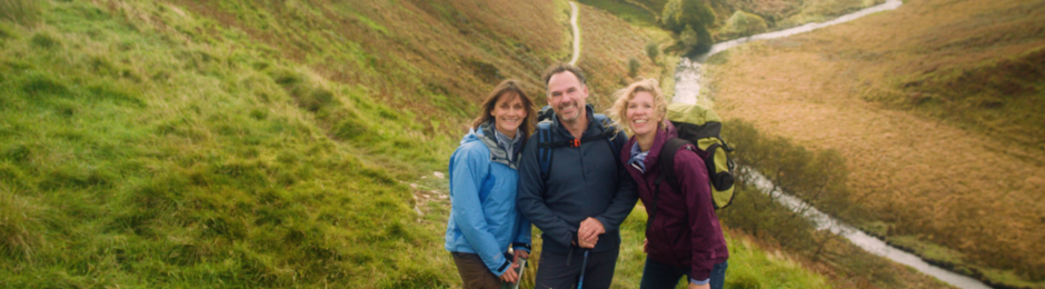 Set your Sykes on your dream getaway - hikers on Exmoor