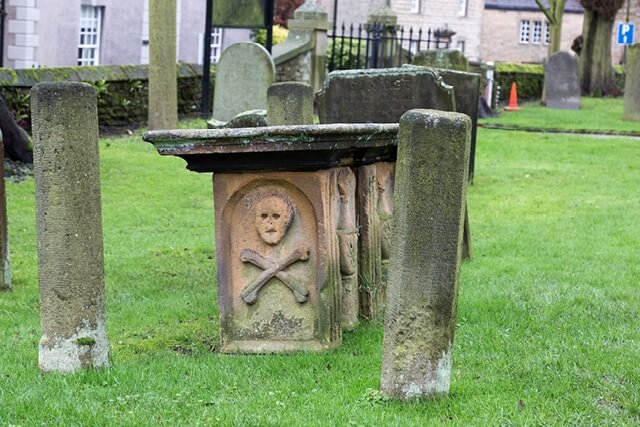 Eyam Plague Village Gravestone