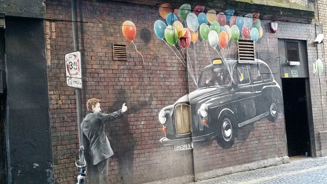 Floating Taxi - Glasgow Mural Trail