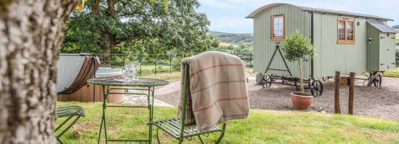Shepherd Hut for glamping in rural location