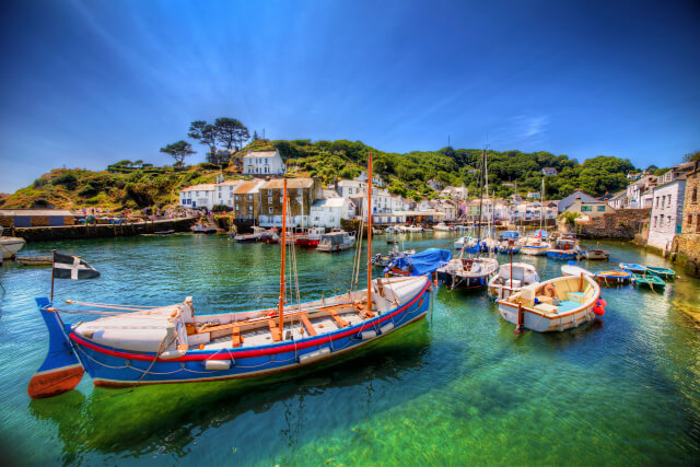 Polperro harbour 