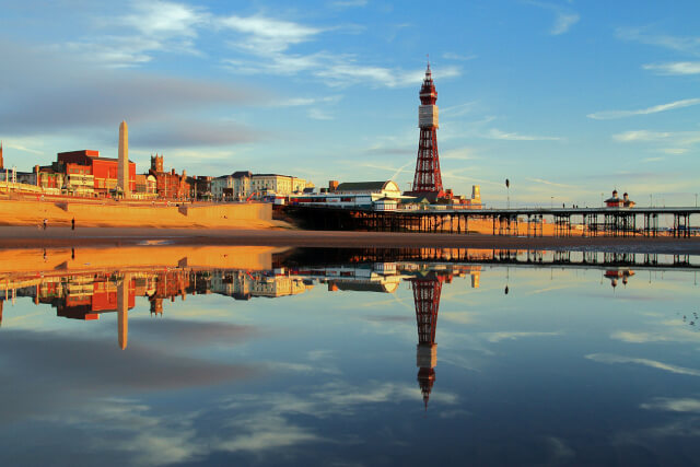 Blackpool Tower and Beach