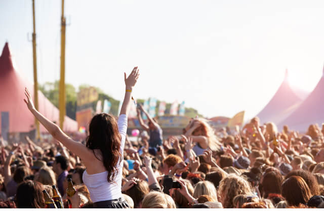 Festival crowd