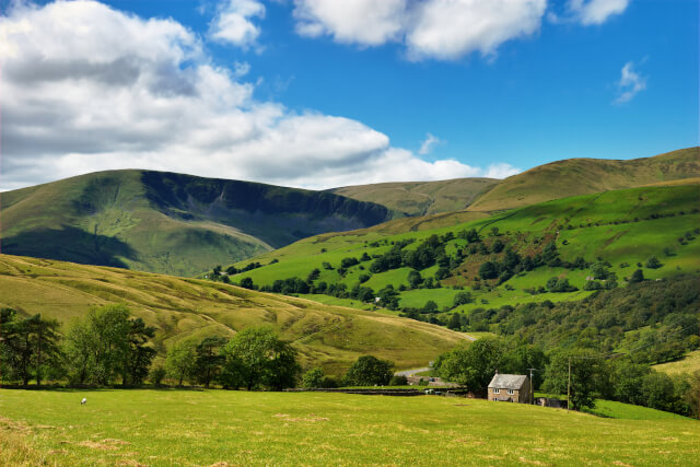 the rolling countryside of the Yorkshire Dales