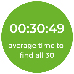 00:30:49 average time to find all 30