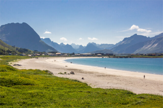 Ramberg Beach, Lofoten, Norway