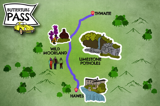 Buttertubs Pass map