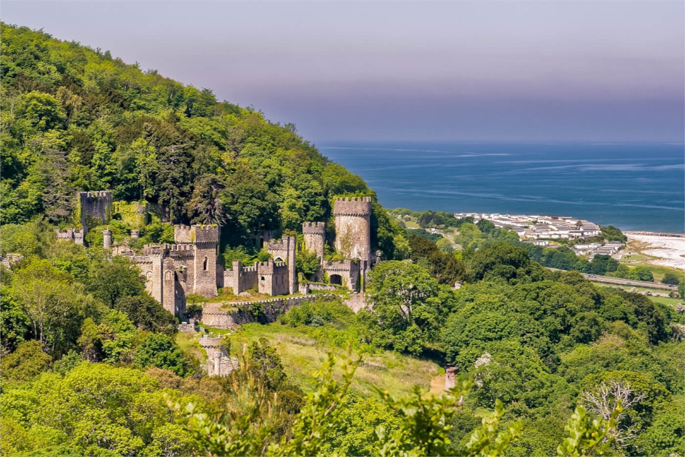 Gwrych_Castle_sea_view