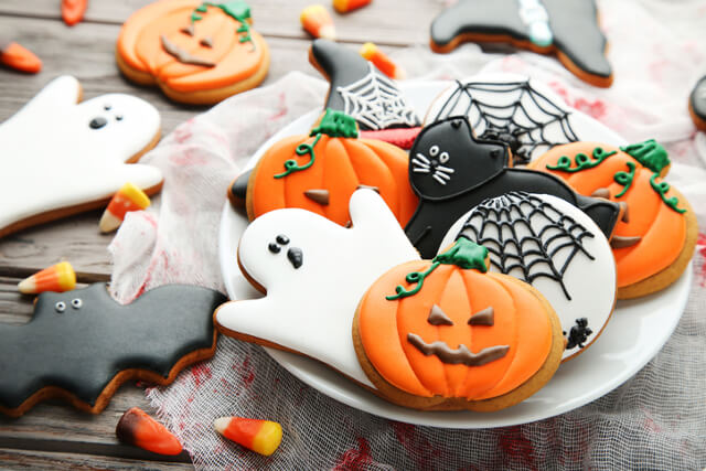 Halloween biscuits