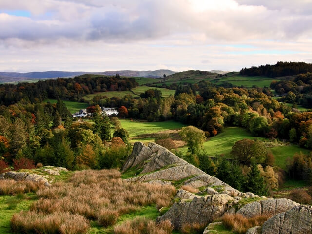 Views of the Lake District from Brant Fell