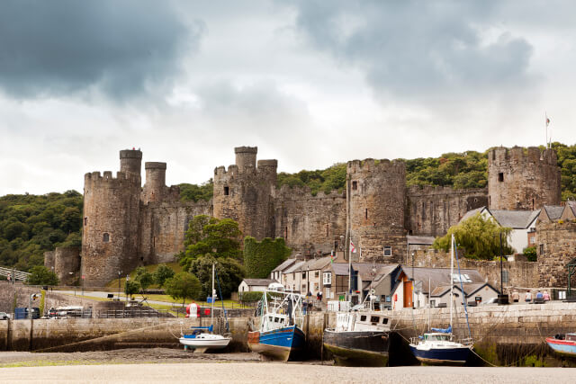 conwy castle and harbour