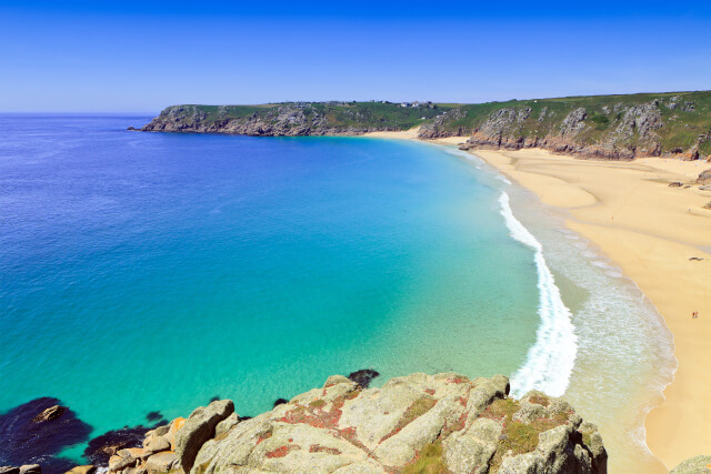 Porthcurno beach