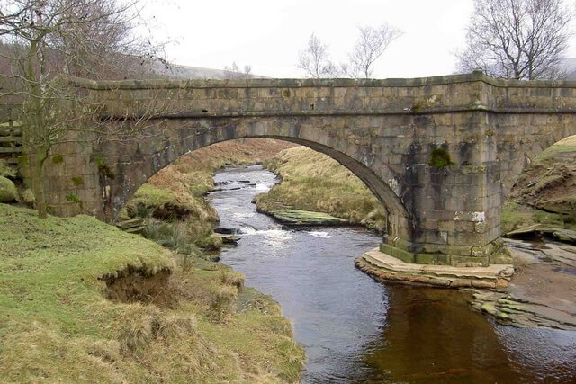 Packhorse bridge at Slippery Stones