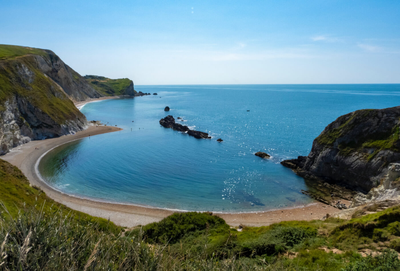 the jurassic coast, lulworth cove