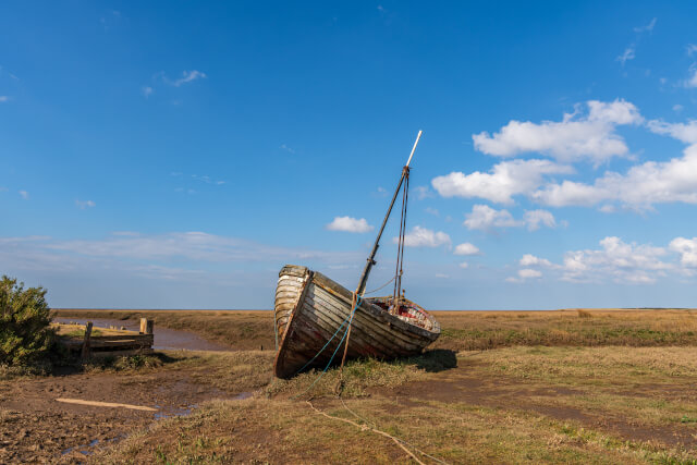 Boat on Thornham Beach