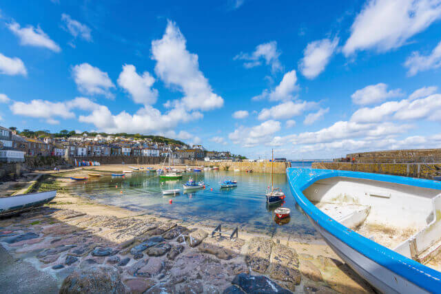 Mousehole fishing harbour