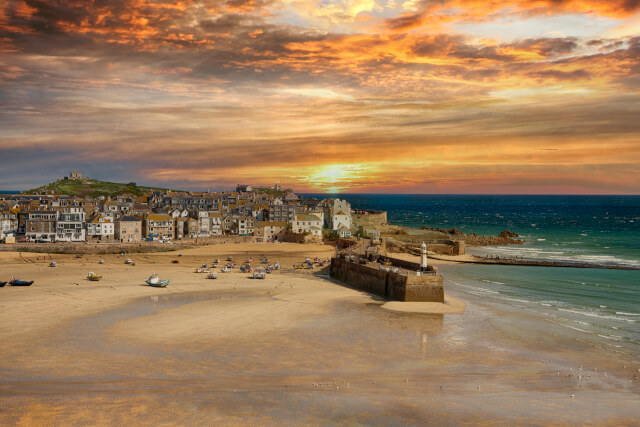 St Ives beach