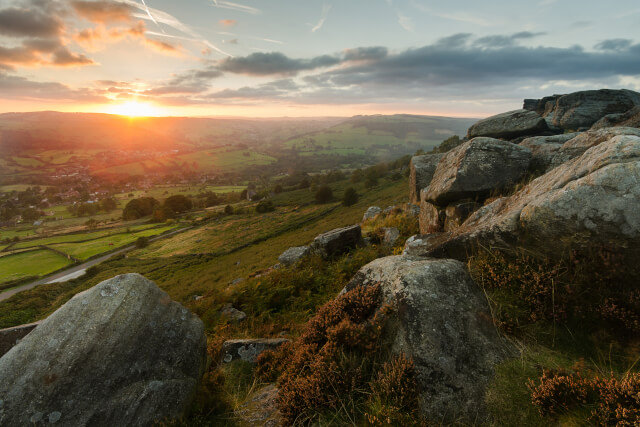 Peak District sunset