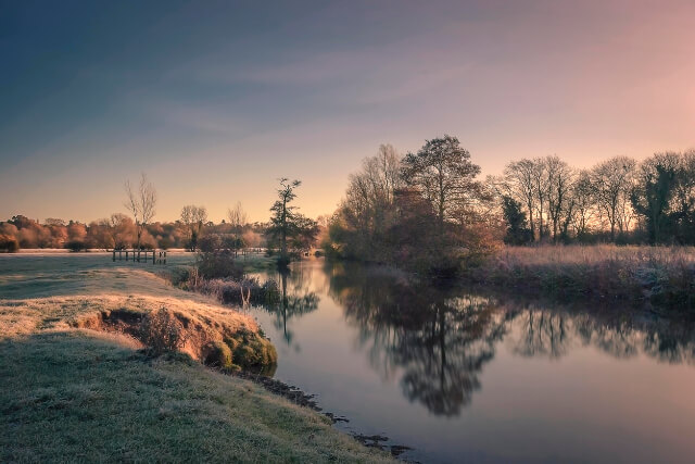 A winters morning in Dedham Vale, Essex
