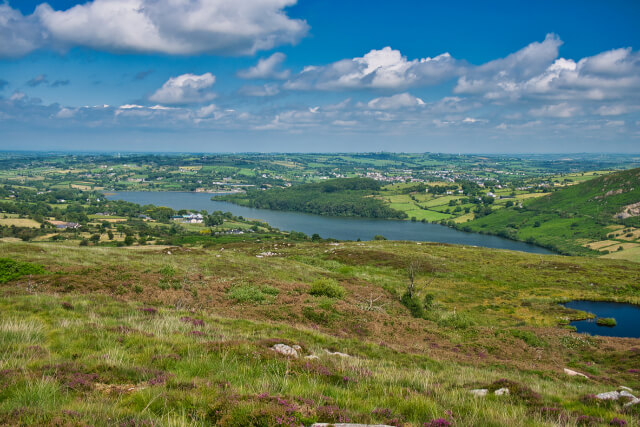 Camlough Lake, on route to Slieve Gullion Forest Park in Ring of Gullion, County Armagh