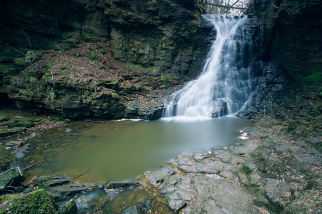 Hareshaw Linn Waterfall