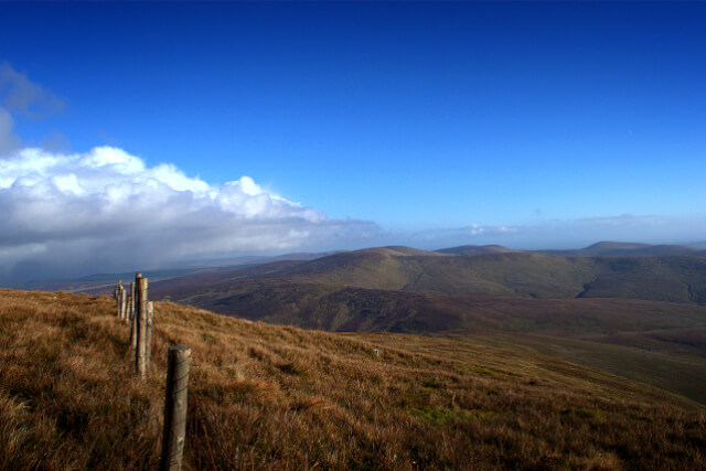 Sperrin Mountains view from Sawel Mountain, County Tyrone