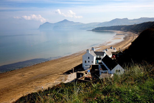 Welsh beach scene at Nefyn Morfa on the Llyn Peninsula