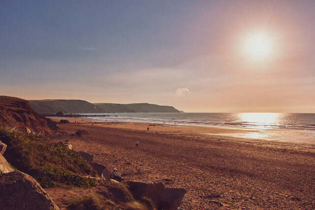 Widemouth Bay beach