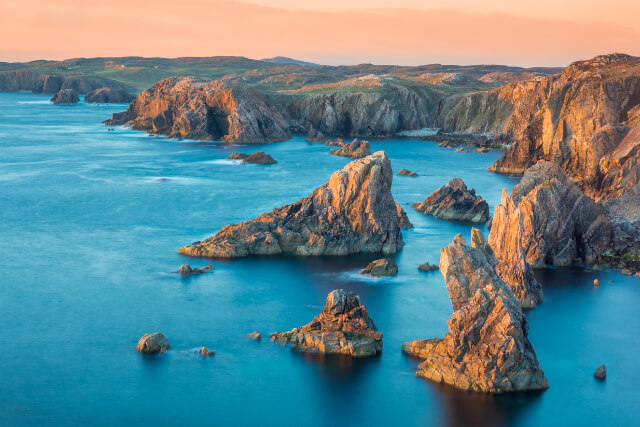 Sea stacks at Mangersta Isle of Lewis 