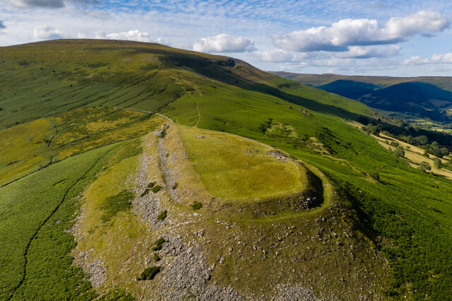 table mountain and crickhowell countryside