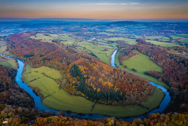 Views over Forest of Dean in Autumn