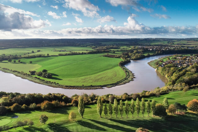 English Flat Countryside